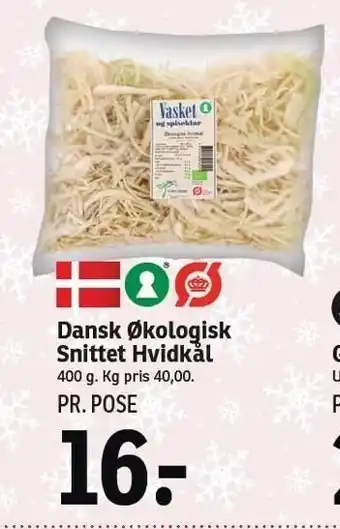 SPAR Dansk øko snittet hvidkål tilbud