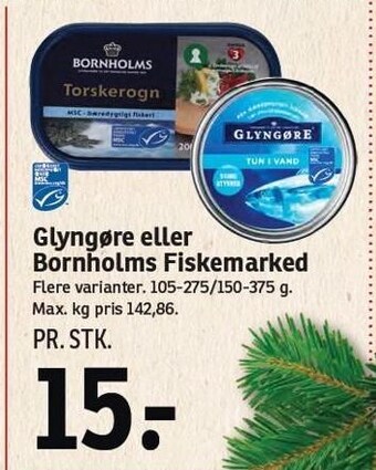SPAR Glyngøre eller bornholms fiskemarked tilbud