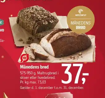 Føtex Månedens Brød tilbud