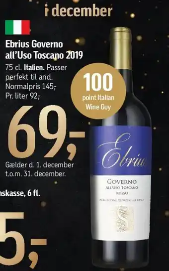 Ebrius Governo All' Uso Toscano 2019