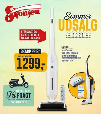 Skousen Nilfisk Gulvvasker NF-128390053 tilbud