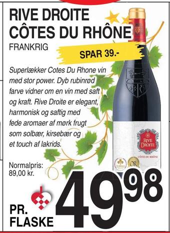 ABC Lavpris Rive droite côtes du rhône tilbud