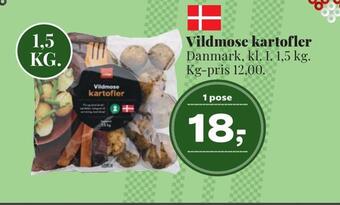 Dagli'Brugsen Vildmose kartofler tilbud