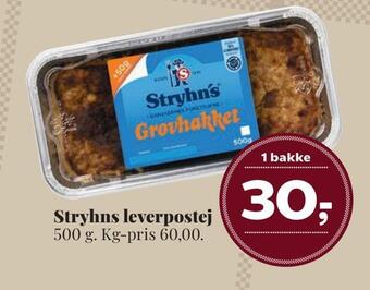 Dagli'Brugsen Stryhns leverpostej tilbud