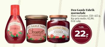 Den gamle fabrik marmelade