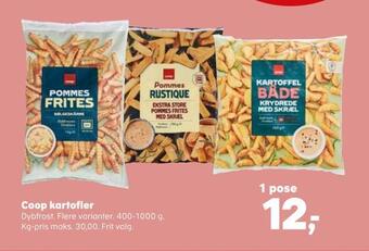 Kvickly Coop kartofler tilbud
