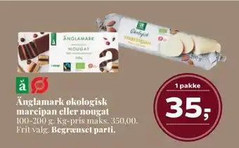 Dagli'Brugsen Änglamark økologisk marcipan eller nougat tilbud