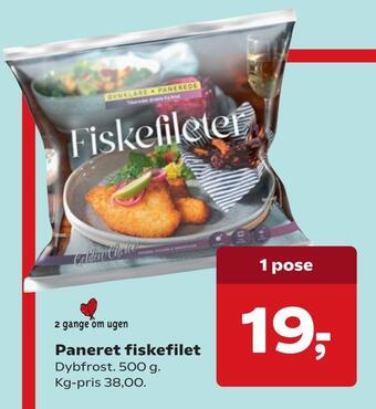 Paneret fiskefilet