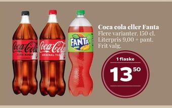 Dagli'Brugsen Coca cola eller fanta tilbud