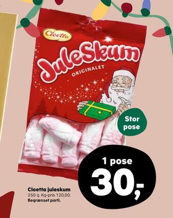 SuperBrugsen Cloetta juleskum tilbud