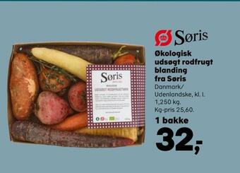 SuperBrugsen Økologisk udsøgt rodfrugt blanding fra søris tilbud