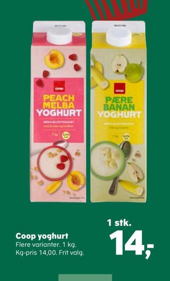 SuperBrugsen Coop yoghurt tilbud