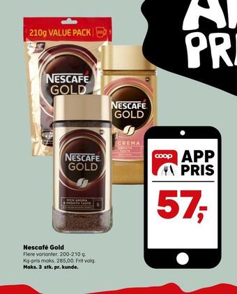 SuperBrugsen Nescafé gold tilbud