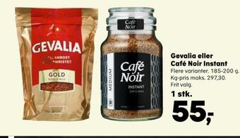 SuperBrugsen Gevalia eller café noir instant tilbud