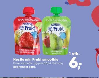 SuperBrugsen Nestle min frukt smoothie tilbud