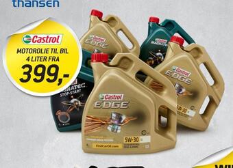 Thansen Motorolie til bil tilbud