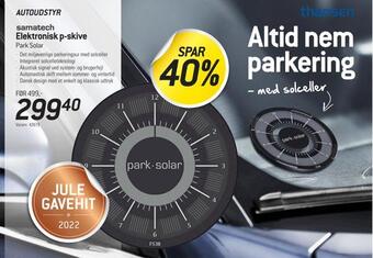 Thansen Elektronisk p-skive tilbud
