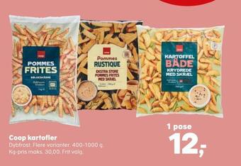 SuperBrugsen Coop kartofler tilbud