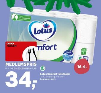 Lotus comfort toiletpapir