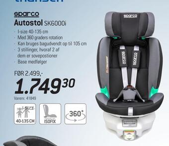 Thansen Autostol tilbud