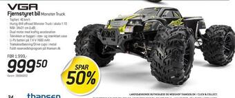 Thansen Fjernstyret bil tilbud