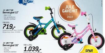 Thansen Børnecykel 12" tilbud