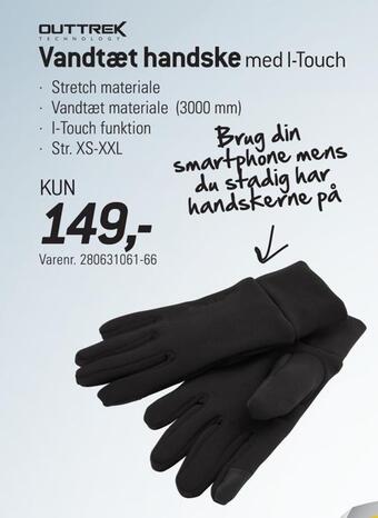 Vandtæt handske