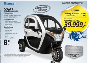El-kabinescooter