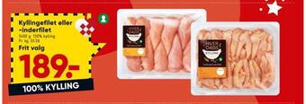 Bilka Kyllingefilet eller -inderfilet tilbud