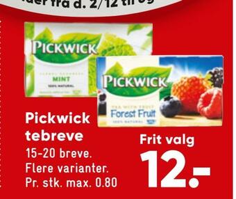 Bilka Pickwick tebreve tilbud