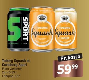 Fakta Tyskland Tuborg squash el. carlsberg sport tilbud