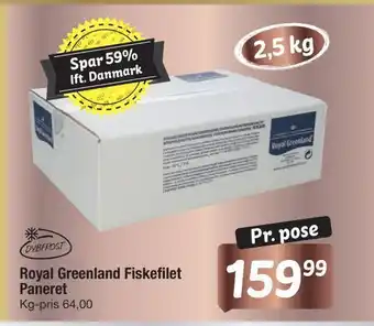 Fakta Tyskland Royal greenland fiskefilet paneret tilbud