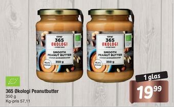 Fakta Tyskland 365 økologi peanutbutter tilbud