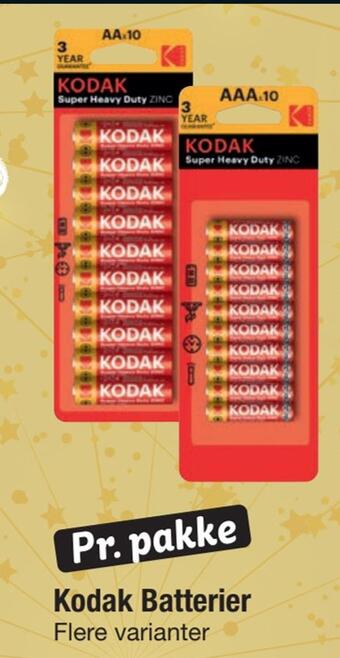 Kodak batterier