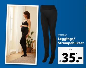 Lidl Leggings/ strømpebukser tilbud