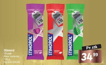 Fakta Tyskland Stimorol 10-pak tilbud