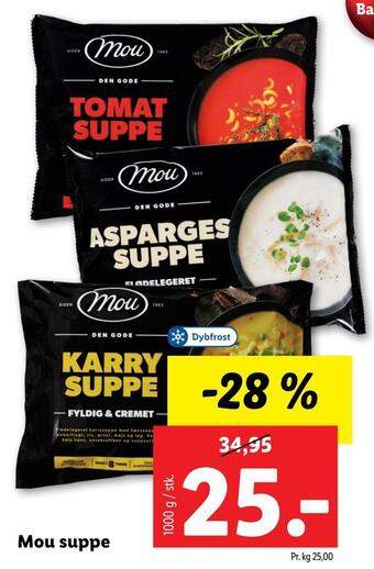 Lidl Mou suppe tilbud
