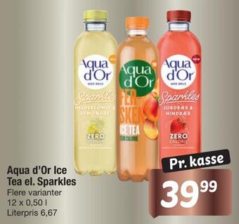 Fakta Tyskland Aqua d'or ice tea el. sparkles tilbud