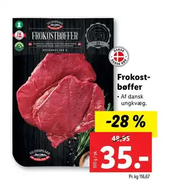 Lidl Frokostbøffer tilbud