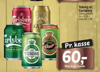 Fakta Tyskland Tuborg el. carlsberg tilbud