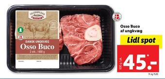 Lidl Osso buco af ungkvæg tilbud