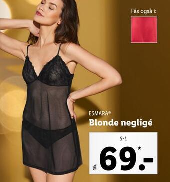 Lidl Blonde negligé tilbud
