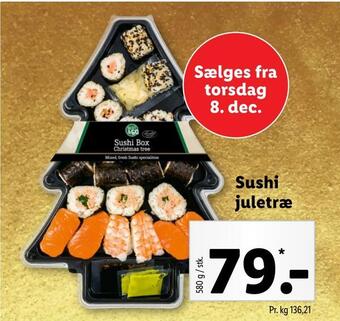 Sushi juletræ