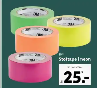 Lidl Stoftape i neon tilbud