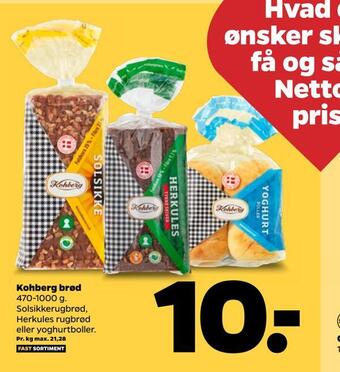 Netto Kohberg brød tilbud
