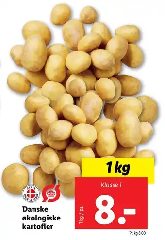 Lidl Danske økologiske kartofler tilbud