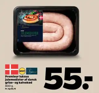 Netto Premieur luksus julemedister af dansk grise- og kalvekød tilbud