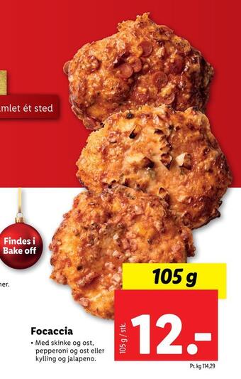 Lidl Focaccia tilbud