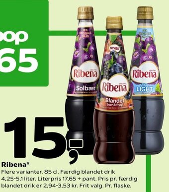 Coop 365 Ribena tilbud