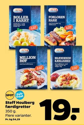 Netto Steff houlberg færdigretter tilbud